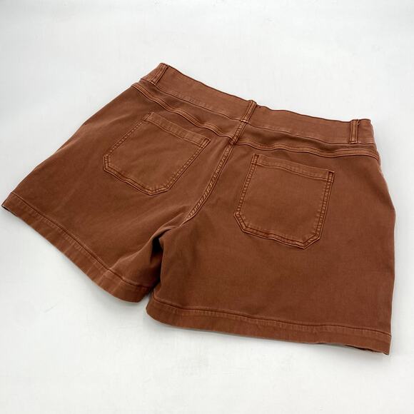 Spanx Denim Stretch Orange shorts - Picture 4 of 4